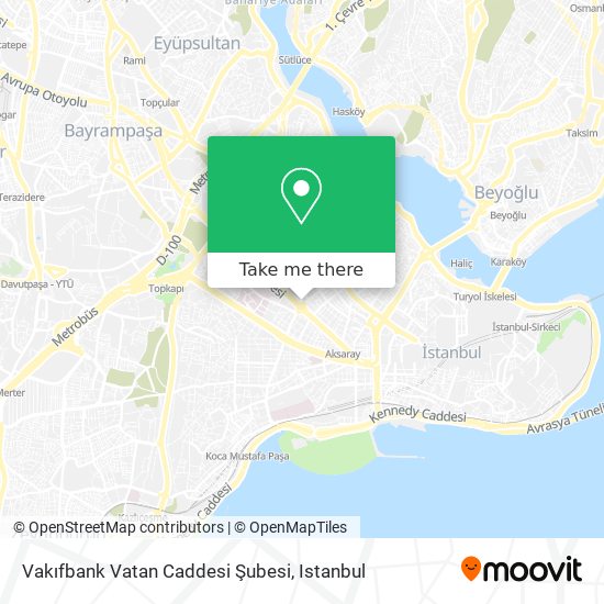 Vakıfbank Vatan Caddesi Şubesi map