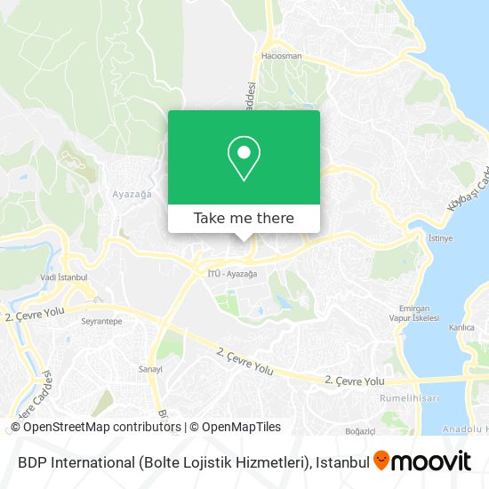 BDP International (Bolte Lojistik Hizmetleri) map