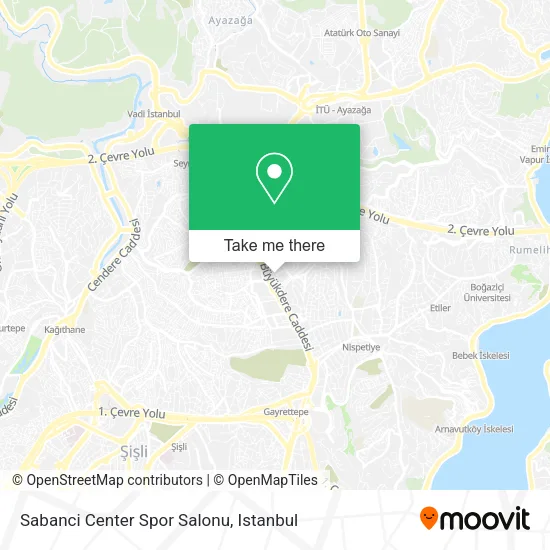 Sabanci Center Spor Salonu map