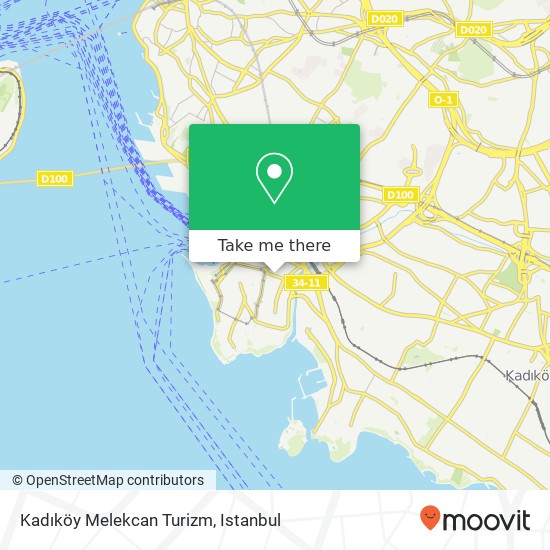 Kadıköy  Melekcan Turizm map