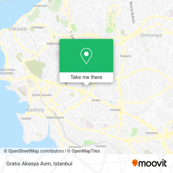 Gratis Akasya  Avm map
