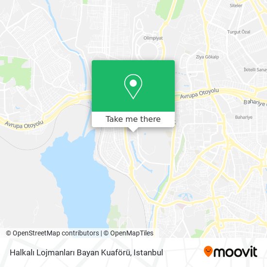 Halkalı Lojmanları Bayan Kuaförü map