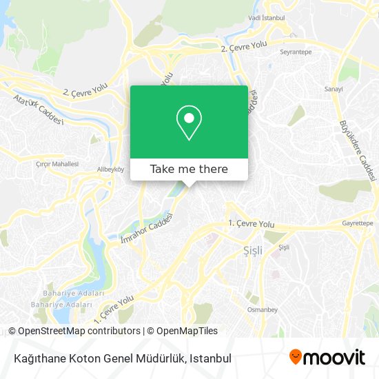 Kağıthane Koton Genel Müdürlük map