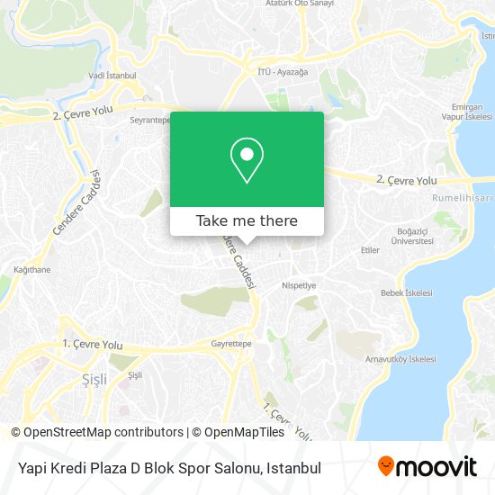 Yapi Kredi Plaza D Blok Spor Salonu map