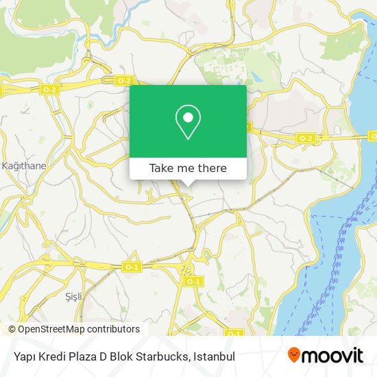 Yapı Kredi Plaza D Blok Starbucks map