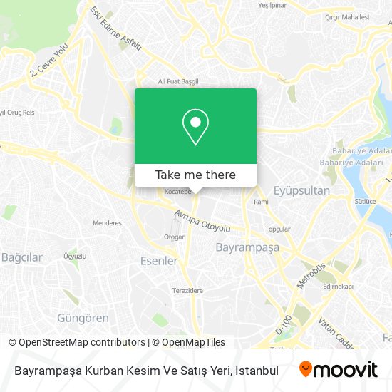Bayrampaşa Kurban Kesim Ve Satış Yeri map