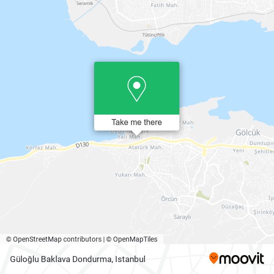 Güloğlu Baklava Dondurma map