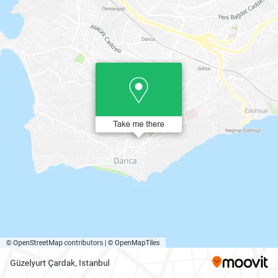 Güzelyurt Çardak map