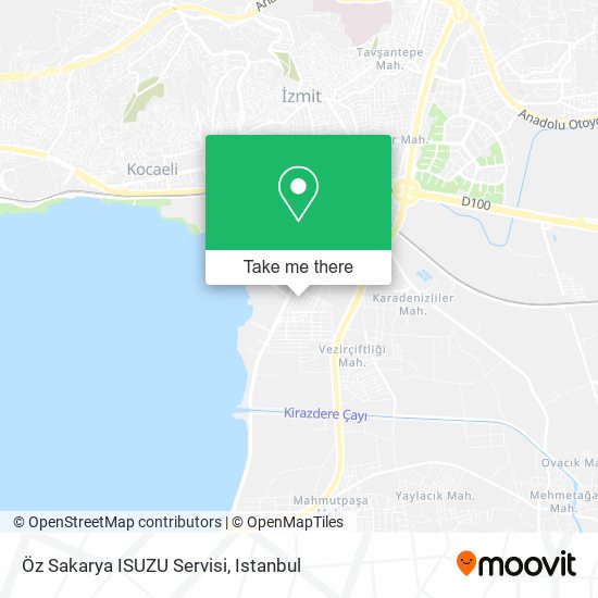 Öz Sakarya ISUZU Servisi map