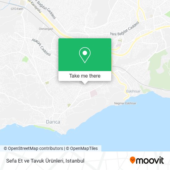 Sefa Et ve Tavuk Ürünleri map