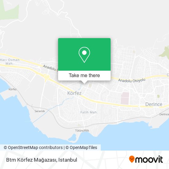 Btm Körfez Mağazası map