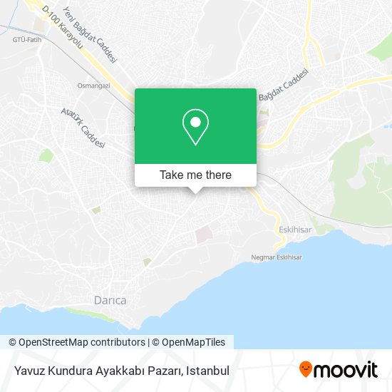 Yavuz Kundura Ayakkabı Pazarı map