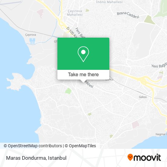Maras Dondurma map