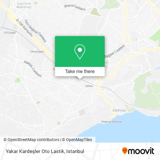 Yakar Kardeşler Oto Lastik map