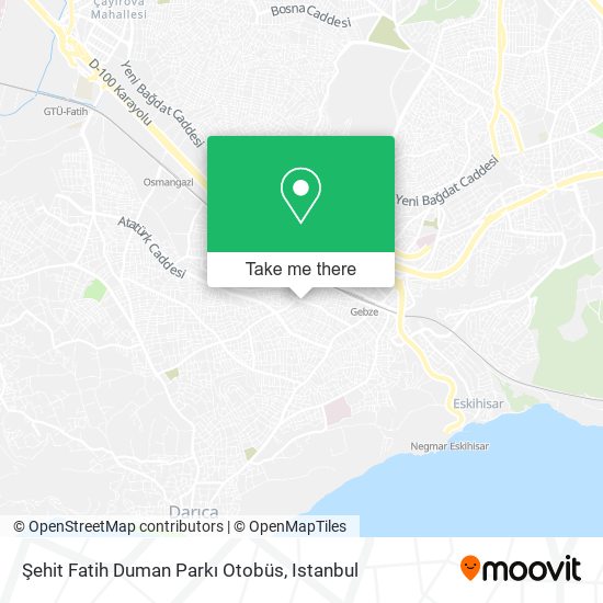 Şehit Fatih Duman Parkı Otobüs map