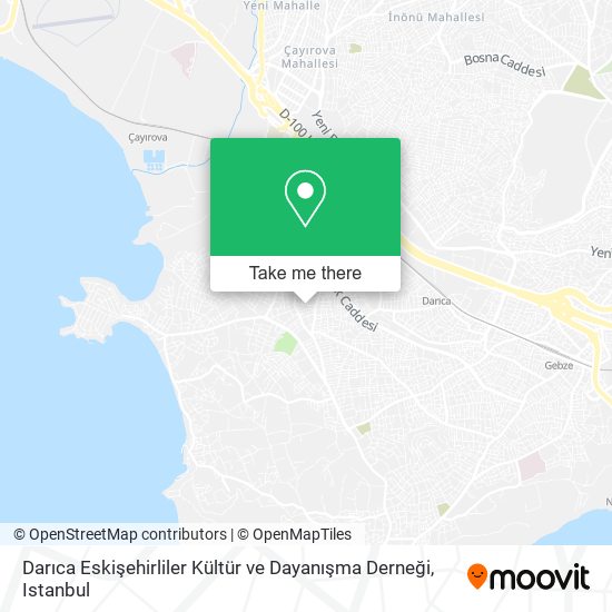Darıca Eskişehirliler Kültür ve Dayanışma Derneği map