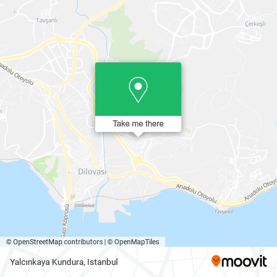 Yalcınkaya Kundura map