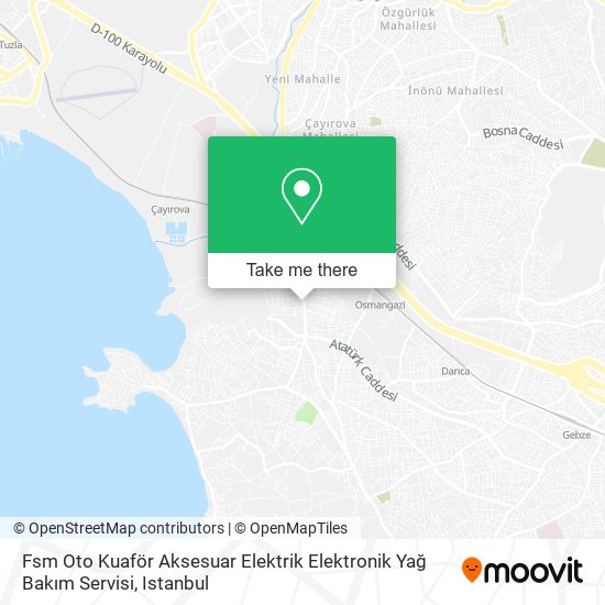 Fsm Oto Kuaför Aksesuar Elektrik Elektronik Yağ Bakım Servisi map