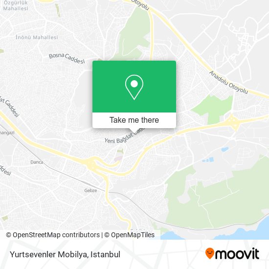 Yurtsevenler Mobilya map