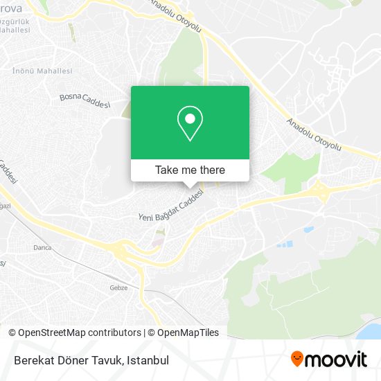 Berekat Döner Tavuk map