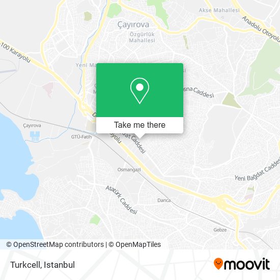 Turkcell map