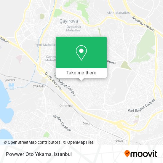 Powwer Oto Yıkama map