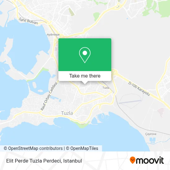 Elit Perde Tuzla Perdeci map