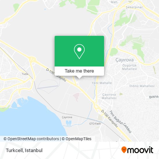 Turkcell map