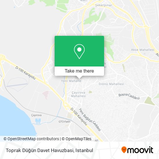 Toprak Düğün Davet Havuzbasi map