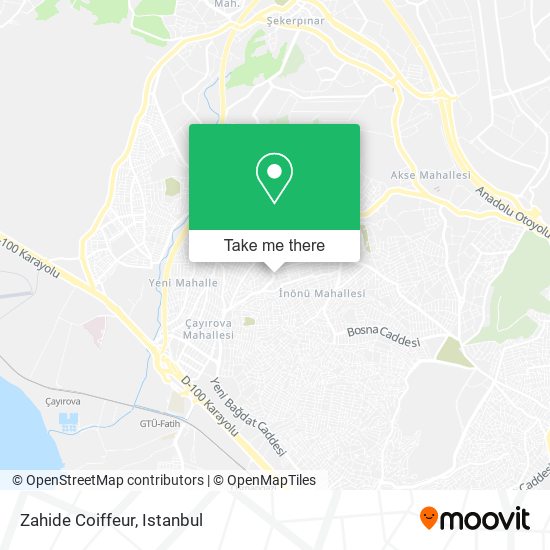 Zahide Coiffeur map