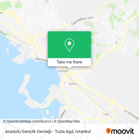 Anadolu Gençlik Derneği - Tuzla Agd map