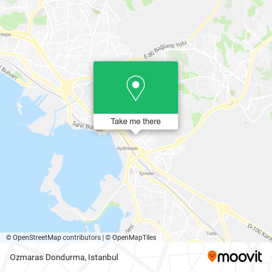 Ozmaras Dondurma map