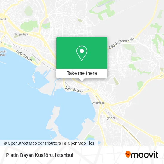 Platin Bayan Kuaförü map