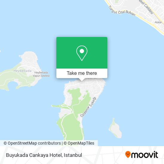 Buyukada Cankaya Hotel map