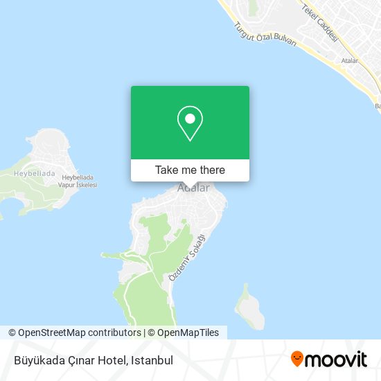 Büyükada Çınar Hotel map