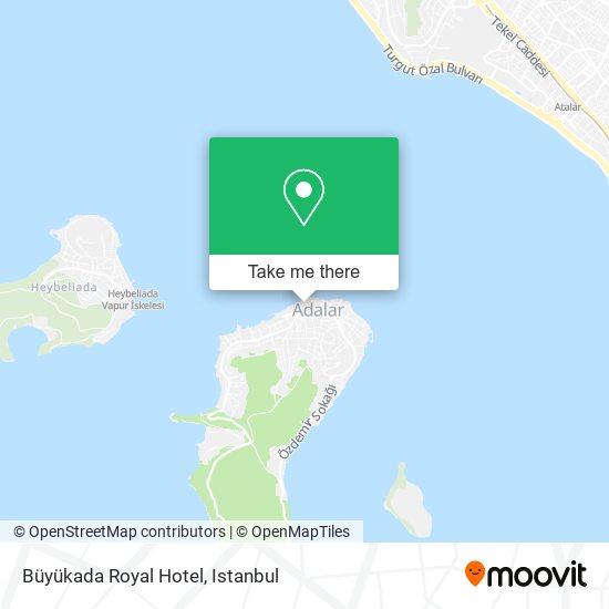 Büyükada Royal Hotel map