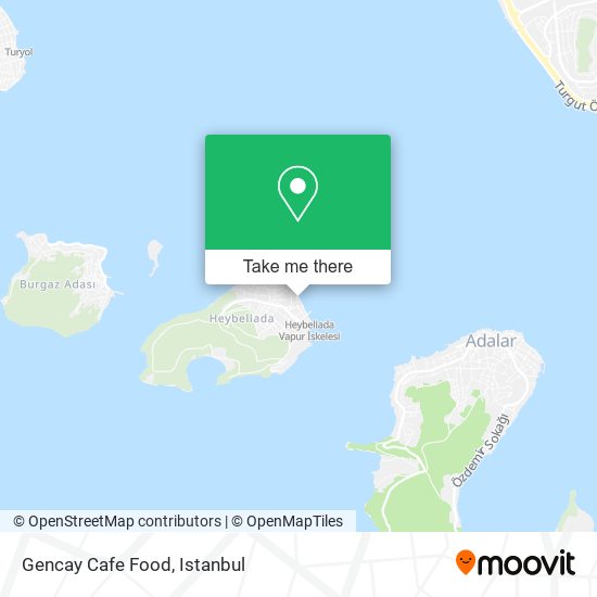 Gencay Cafe Food map
