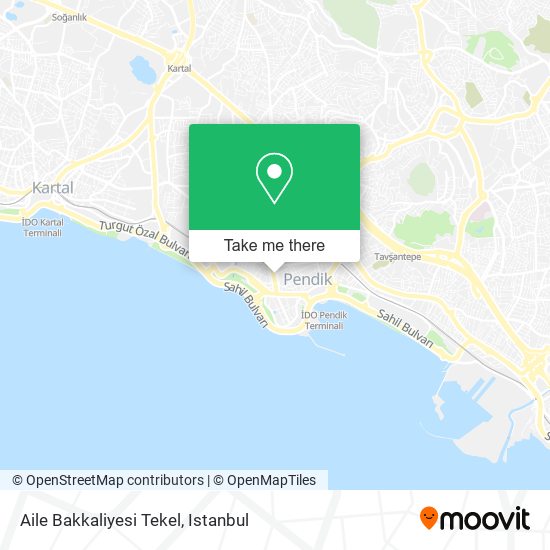 Aile Bakkaliyesi Tekel map