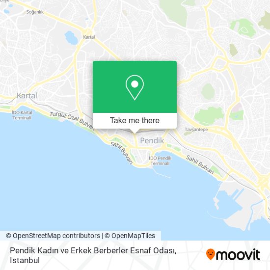 Pendik Kadın ve Erkek Berberler Esnaf Odası map