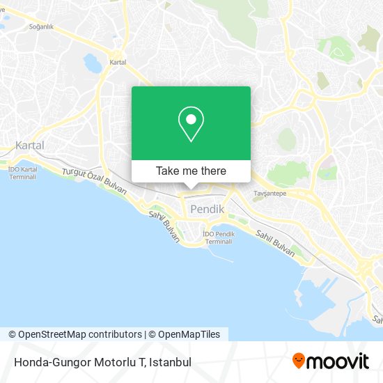 Honda-Gungor Motorlu T map