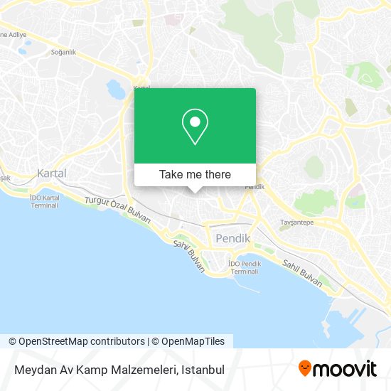 Meydan Av Kamp Malzemeleri map