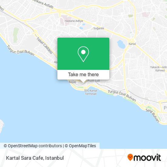 Kartal Sara Cafe map