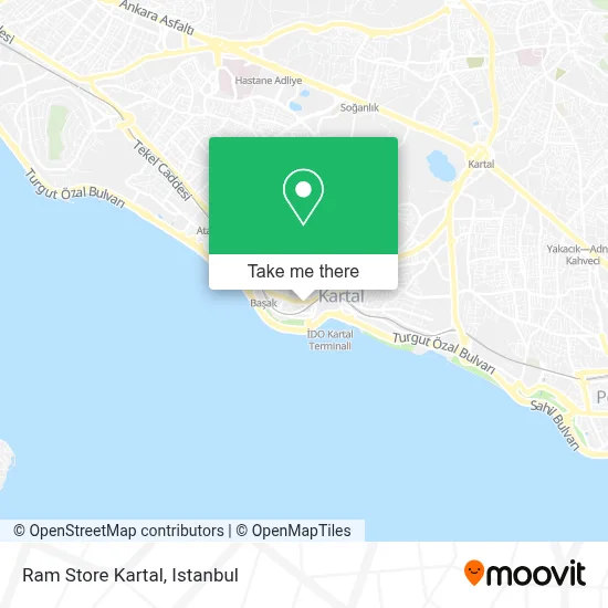 Ram Store Kartal map