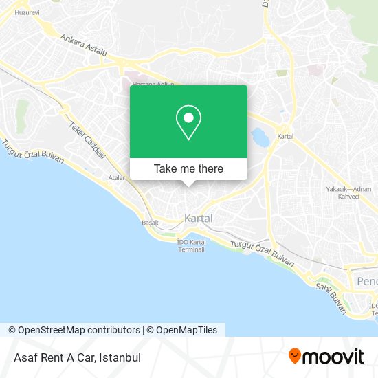 Asaf Rent A Car map