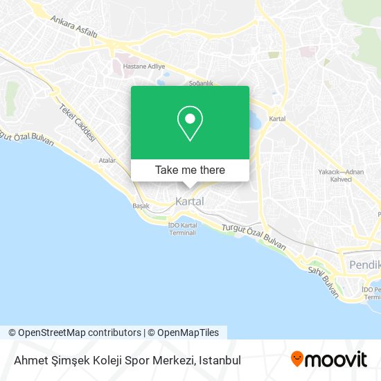 Ahmet Şimşek Koleji Spor Merkezi map