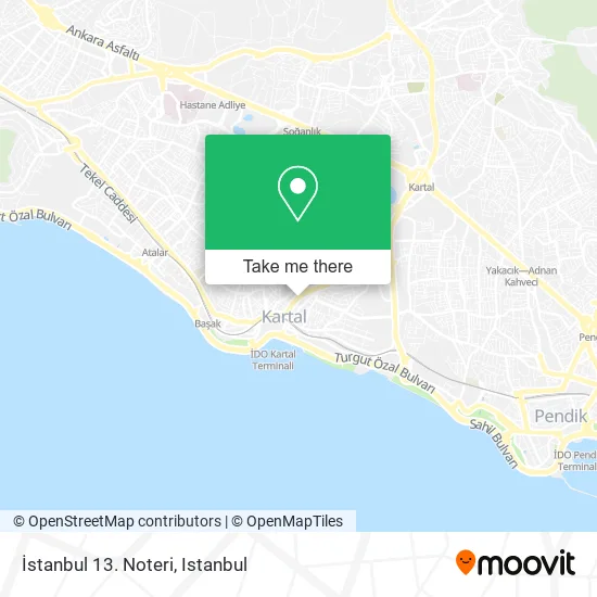 İstanbul 13. Noteri map