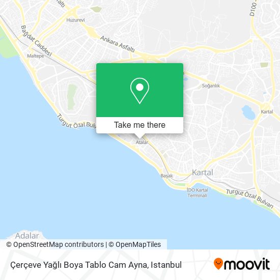 Çerçeve Yağlı Boya Tablo Cam Ayna map