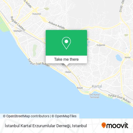 İstanbul Kartal Erzurumlular Derneği map