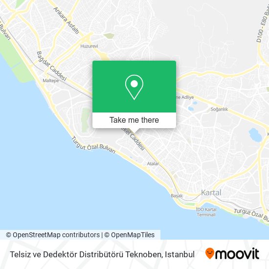 Telsiz ve Dedektör Distribütörü Teknoben map