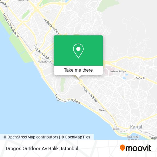 Dragos Outdoor Av Balık map